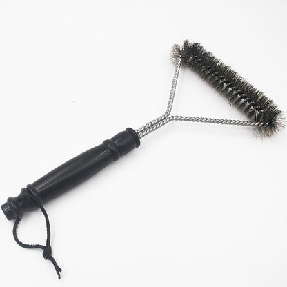 12 inch stainless steel curl cleaning brush BBQ grill brush BBQ professional cleaning wire brush