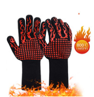 High temperature anti-scalding anti-cut insulation barbecue microwave oven gloves