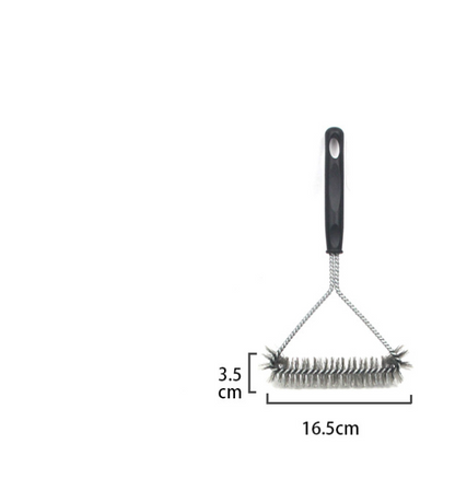 12 inch stainless steel curl cleaning brush BBQ grill brush BBQ professional cleaning wire brush