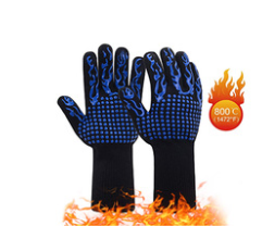 High temperature anti-scalding anti-cut insulation barbecue microwave oven gloves