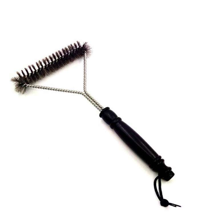 12 inch stainless steel curl cleaning brush BBQ grill brush BBQ professional cleaning wire brush