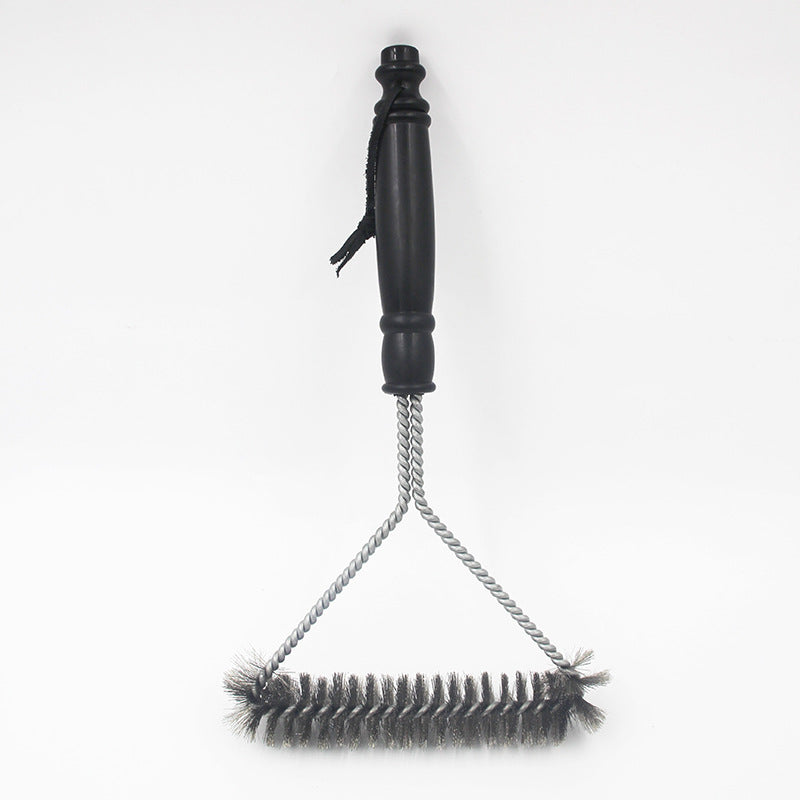 12 inch stainless steel curl cleaning brush BBQ grill brush BBQ professional cleaning wire brush